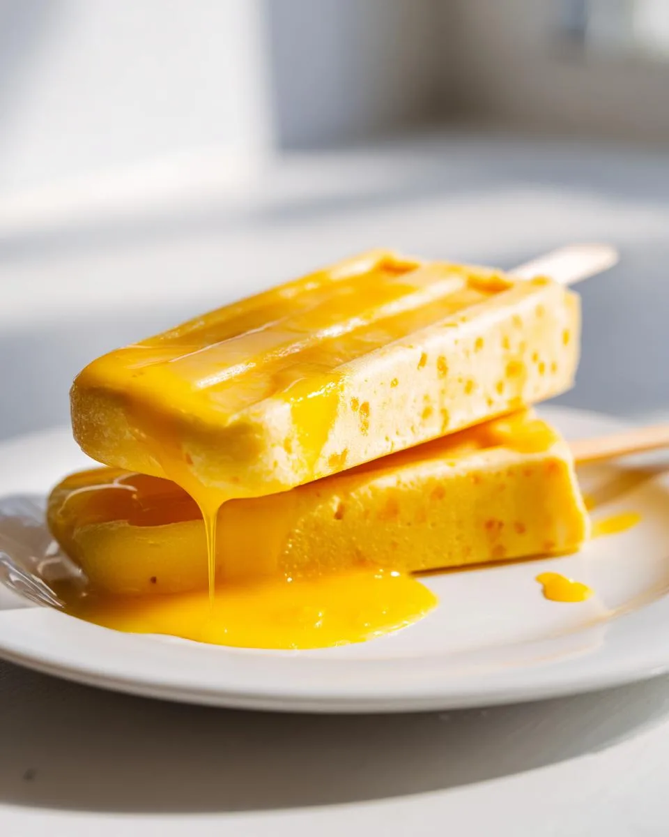 Mango Smoothie Popsicles - detail 1