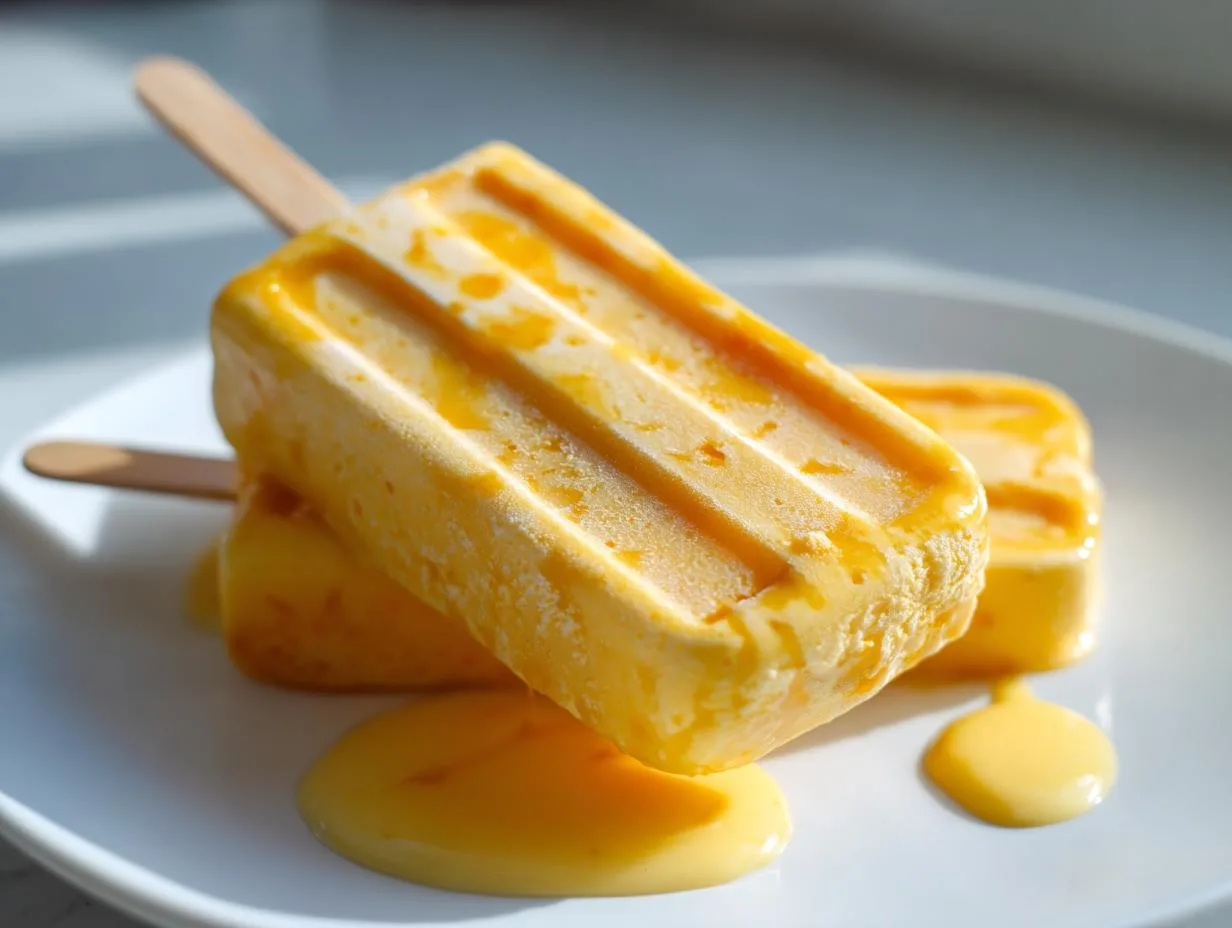 Mango Smoothie Popsicles