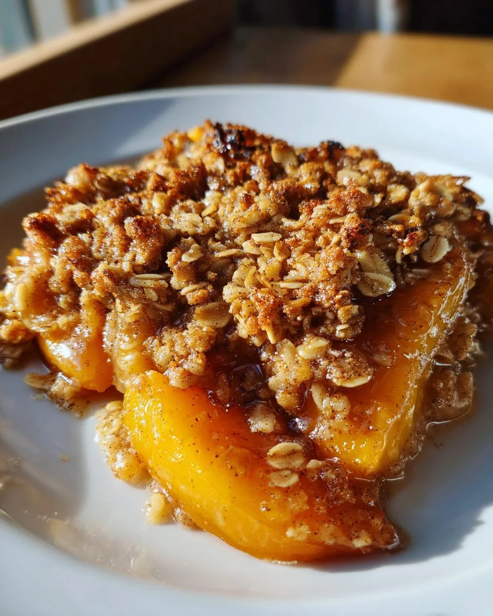 Peach Crisp - detail 1
