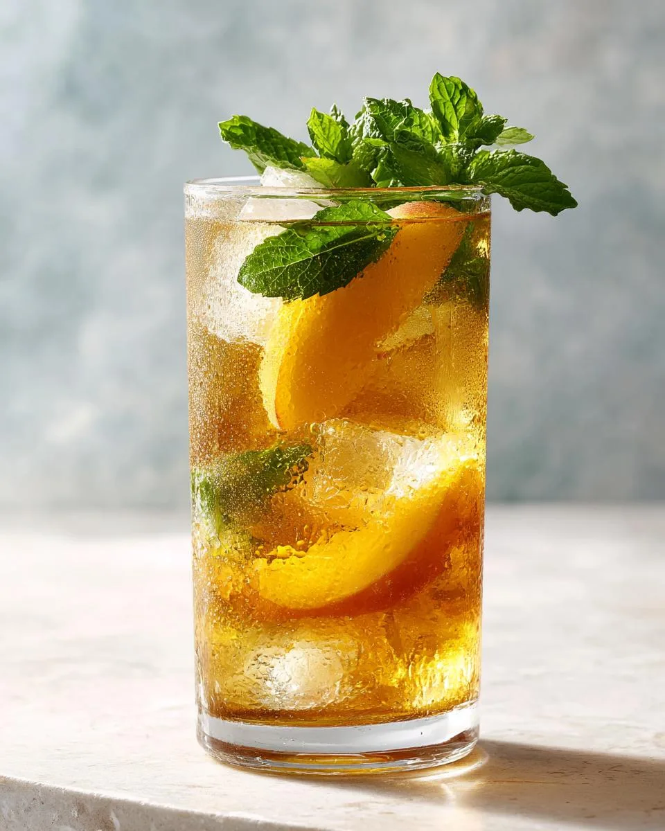Refreshing Peach Iced Black Tea Recipe - 5-Star Summer Sip 5 Peach Iced Black Tea - detail 2