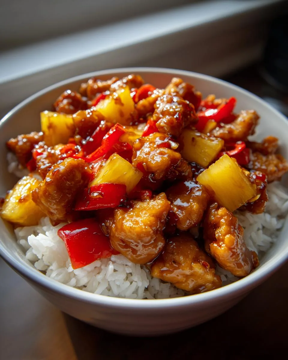 Pineapple Chicken Bowl - detail 1