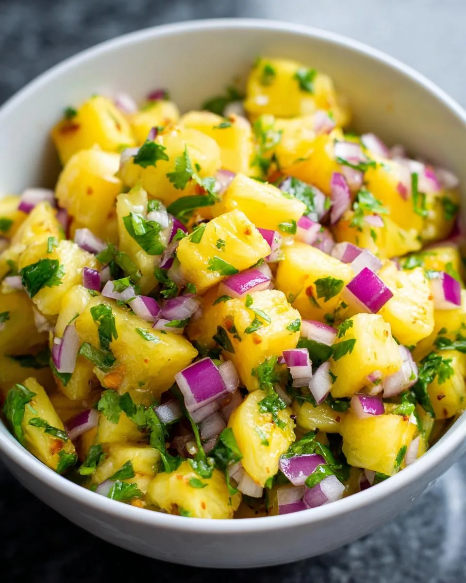 Pineapple Salsa - detail 1
