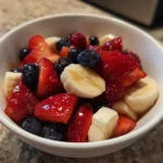 Red White and Blue Fruit Salad
