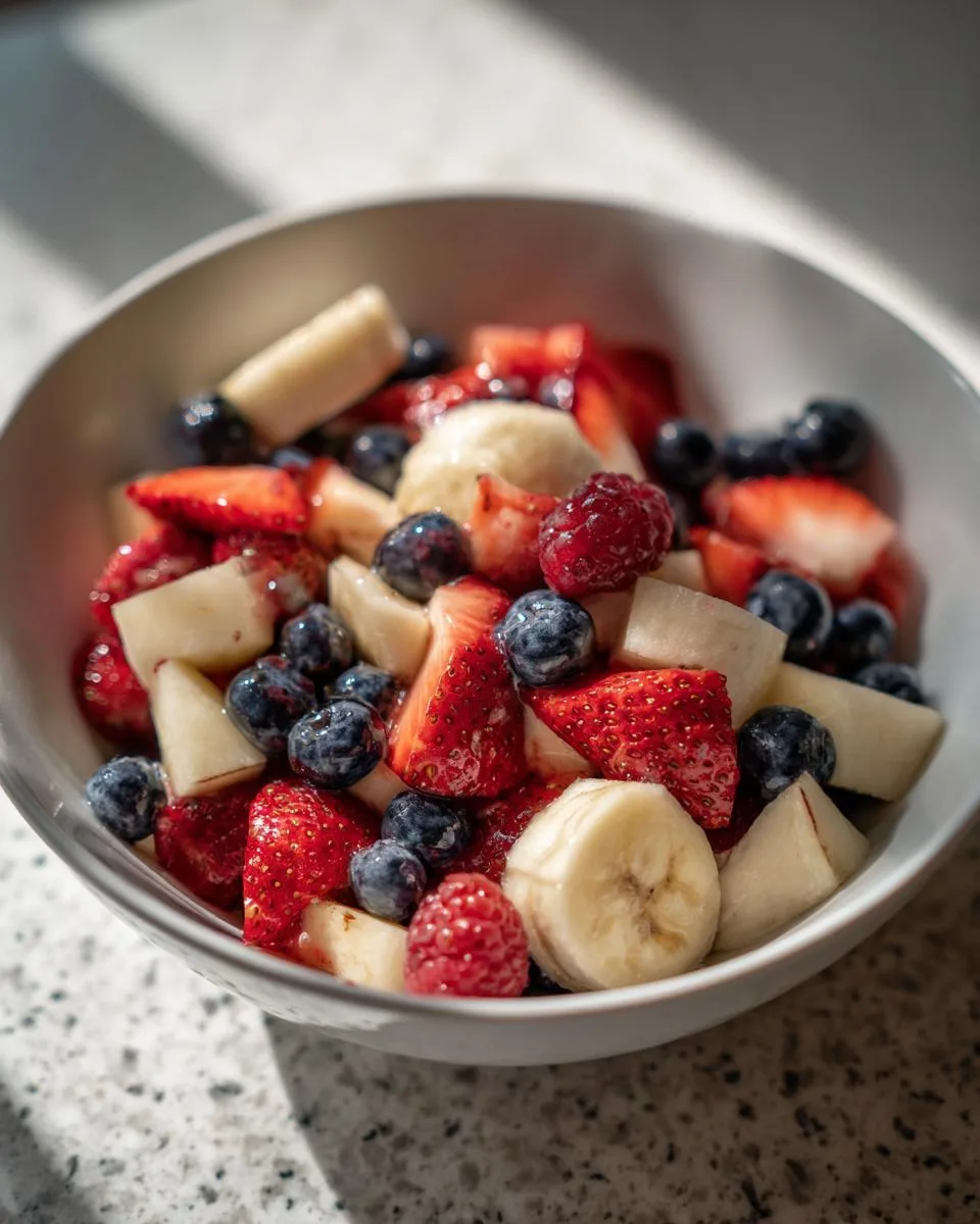 Red White and Blue Fruit Salad - detail 2