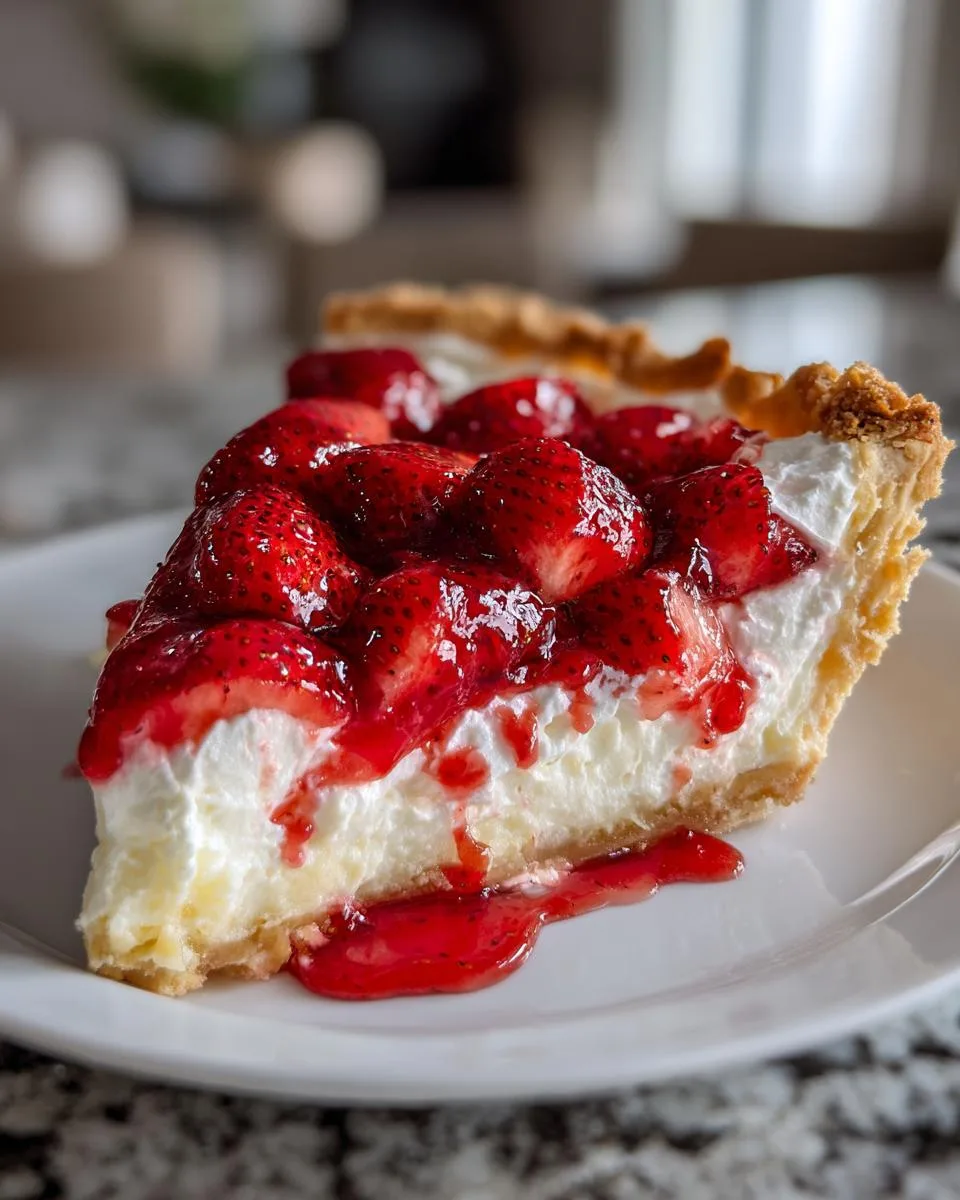 Strawberry Cream Pie - detail 1