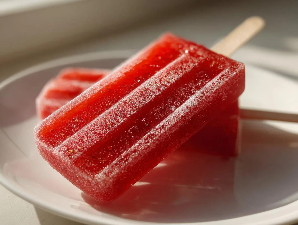 Strawberry Lemonade Popsicles