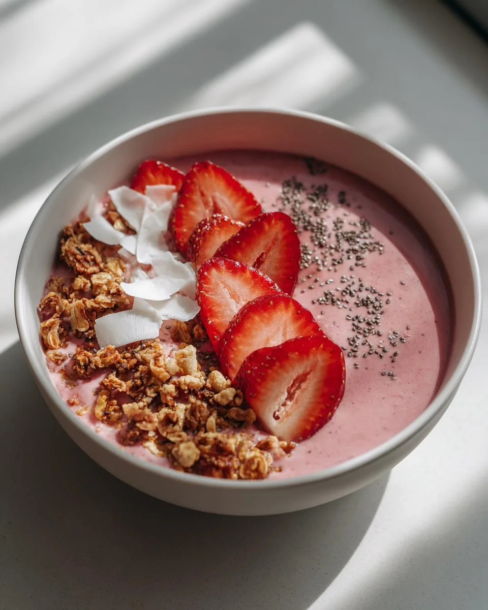 Strawberry Smoothie Bowl - detail 2