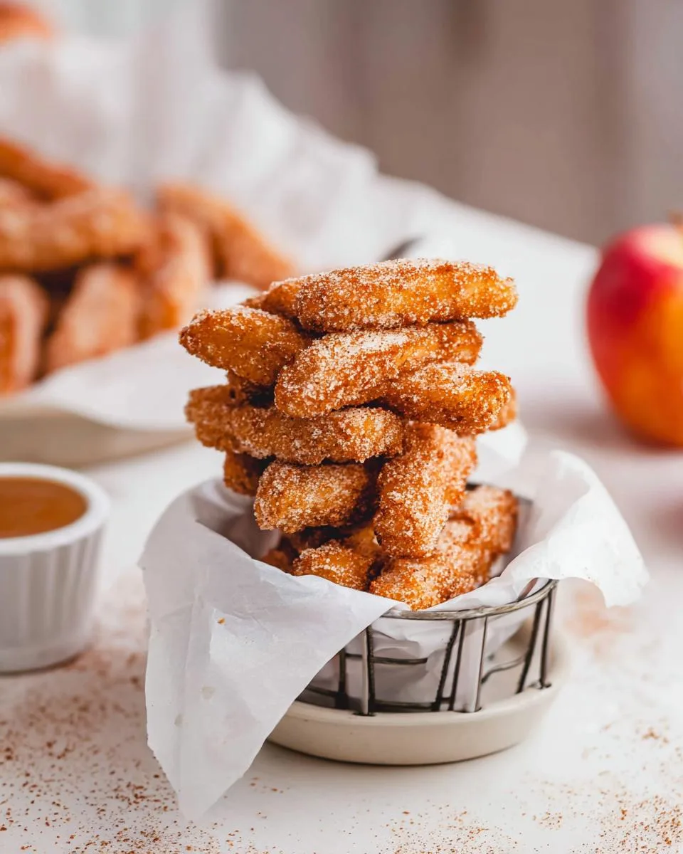 Crispy Cinnamon Air Fryer Apple Fries in 22 Minutes 3 Air Fryer Apple Fries - detail 1