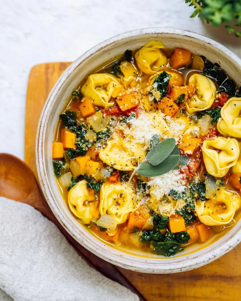 Comforting 30-Minute Autumn Tortellini Soup 3 Autumn Tortellini Soup - detail 1