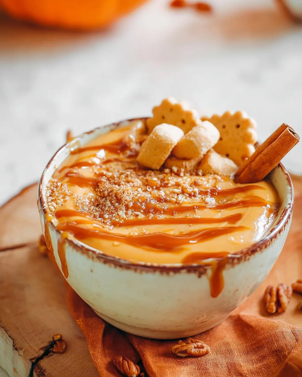 Irresistible Caramel Pumpkin Cheesecake Dip in 15 Min 3 Caramel Pumpkin Cheesecake Dip - detail 1
