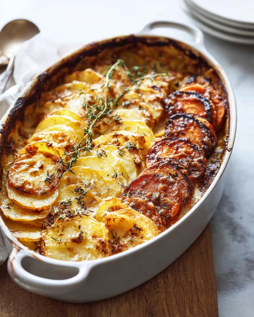 Cheesy Root Vegetable Gratin - detail 1