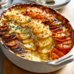 Cheesy Root Vegetable Gratin