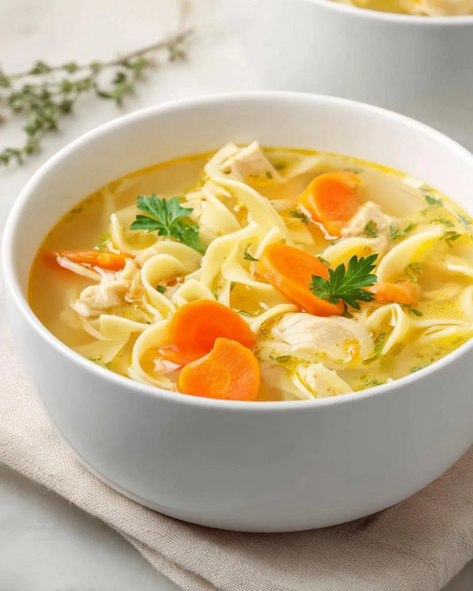 Chicken Noddle soup: 40-Minute Cozy Comfort 3 Chicken Noddle soup - detail 1