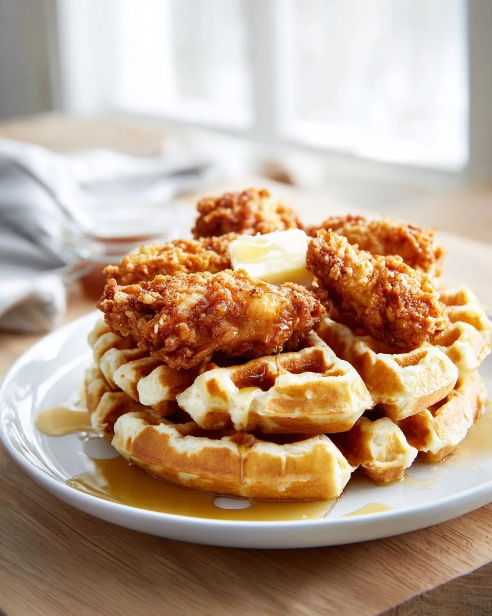 Chicken and Waffles: 5 Secrets for Perfect Crisp 3 Chicken and Waffles - detail 1