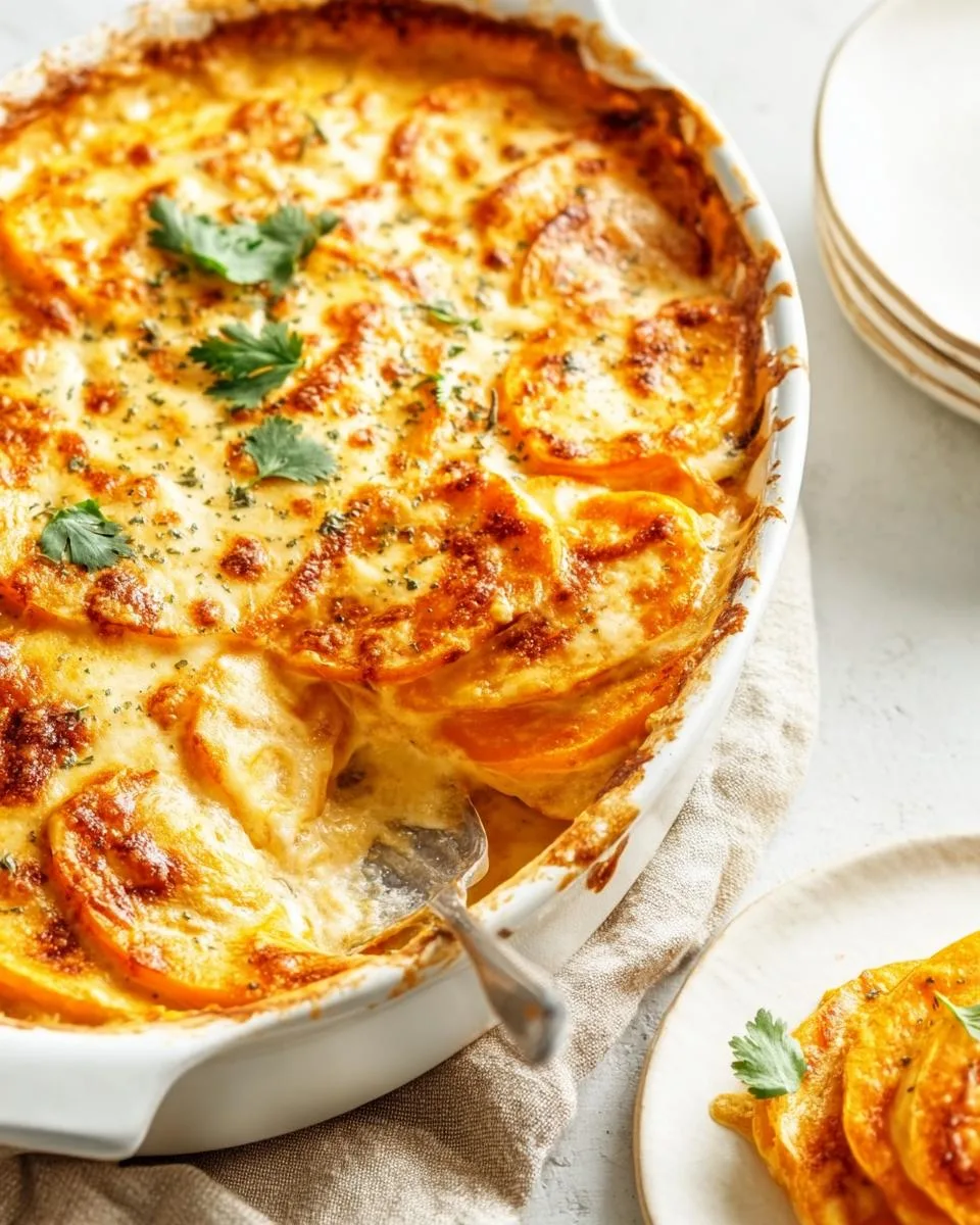 5 Star Smoky Chipotle Gouda Scalloped Sweet Potatoes 3 Chipotle Gouda Scalloped Sweet Potatoes - detail 1