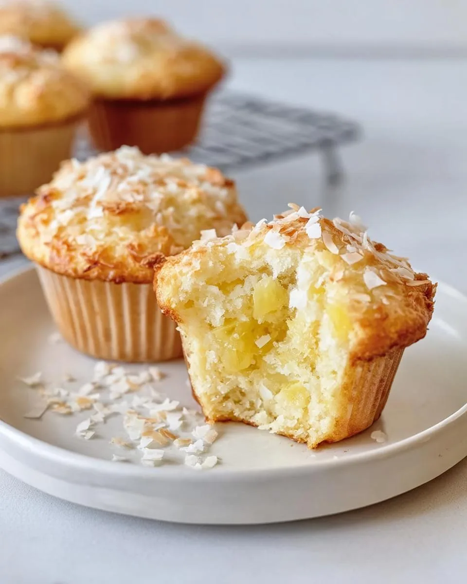Best 6g Protein Coconut & Pineapple Cottage Cheese Muffins 3 Coconut & Pineapple Cottage Cheese Muffins - detail 1