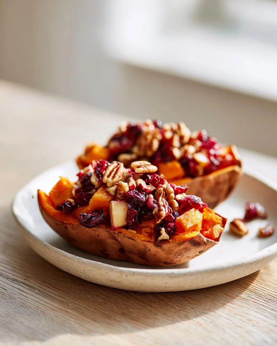 Cranberry Apple Twice-Baked Sweet Potatoes - detail 1