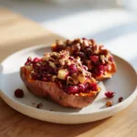 Cranberry Apple Twice-Baked Sweet Potatoes