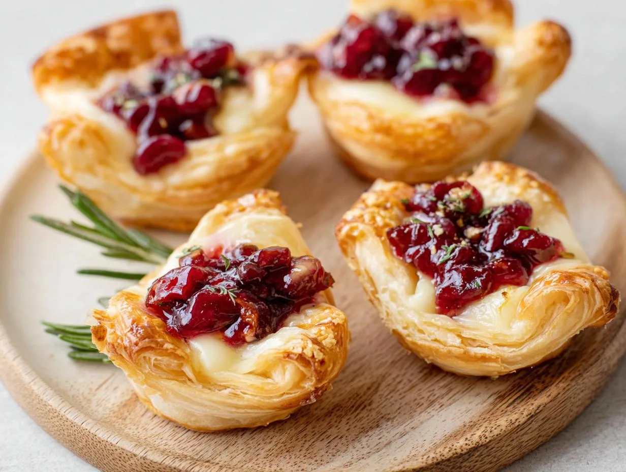 Recipe Kitchen Hub - Easy Slow Cooker Recipes 19 Cranberry Brie Bites
