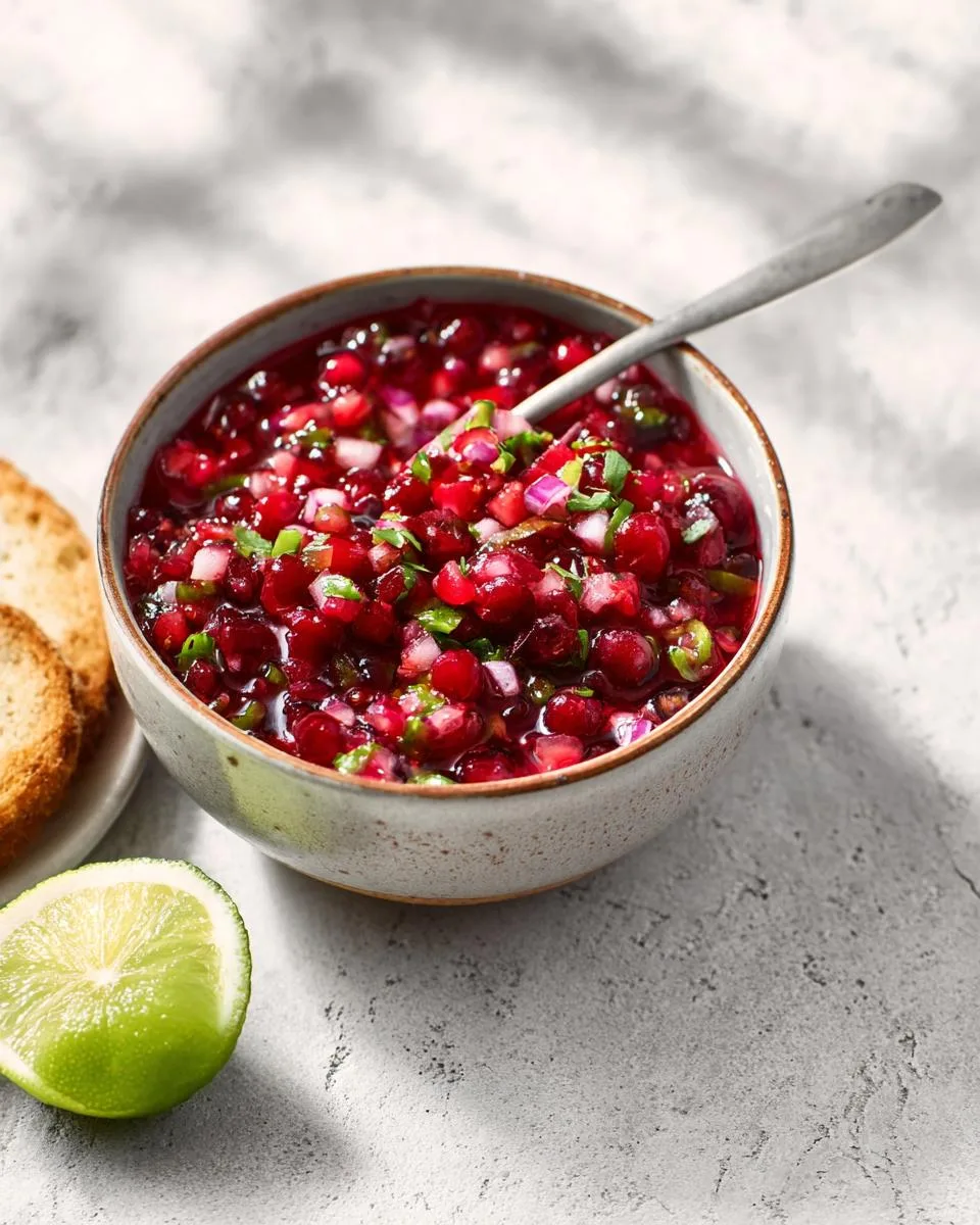 Cranberry Salsa - detail 1