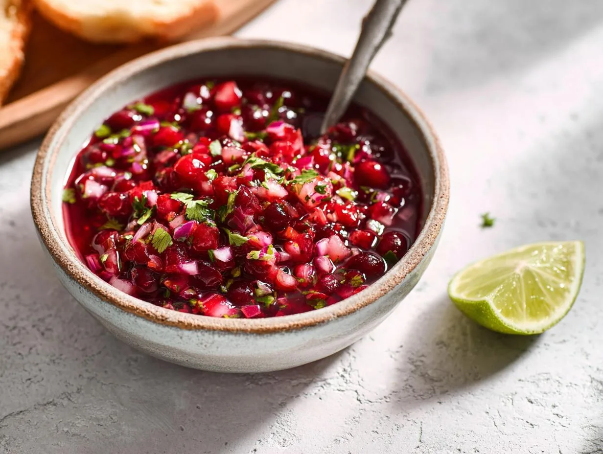 Recipe Kitchen Hub - Easy Slow Cooker Recipes 13 Cranberry Salsa