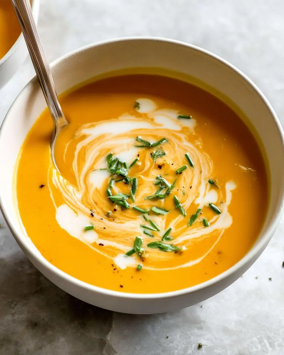 Creamy Sweet Potato Soup - detail 1