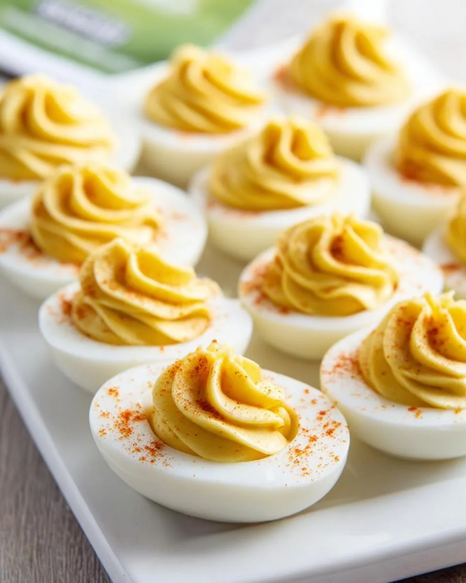 Creamy Deviled Eggs Recipe in 4 Easy Steps 3 Deviled Eggs - detail 1