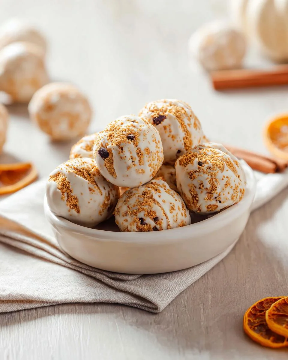 15 Minute Easy No Bake Pumpkin Balls Recipe 3 Easy No Bake Pumpkin Balls - detail 1