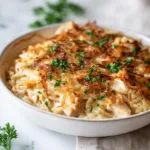 Ultimate 1-Pan French Onion Chicken Orzo Casserole 4 French Onion Chicken Orzo Casserole