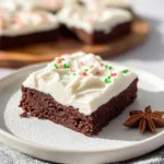 Perfect 1 Bowl Frosted Gingerbread Brownies 4 Frosted Gingerbread Brownies