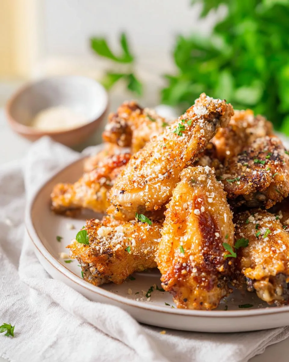 5 Crispy Garlic Parmesan Wings Magic 3 Garlic Parmesan Wings - detail 1