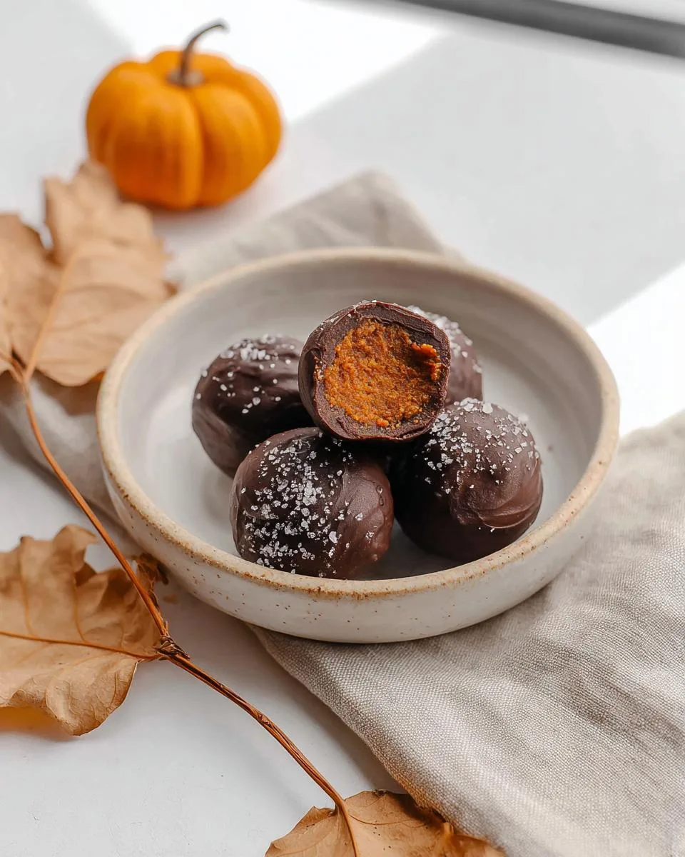 Gluten-Free Pumpkin Truffles - detail 1
