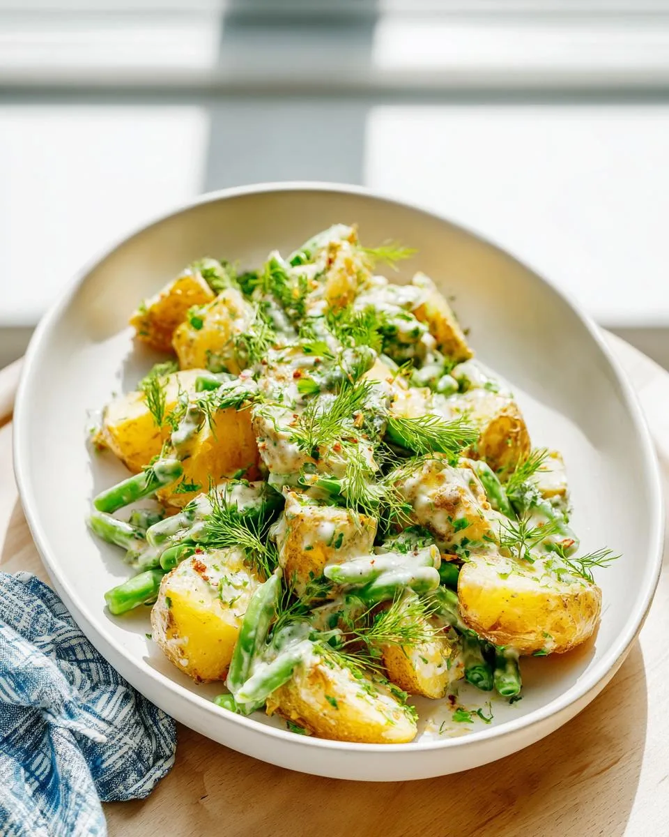 Green Crispy Potato Salad Bursting with Crunch 3 Green Crispy Potato Salad - detail 1