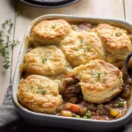 Ground Beef Pot Pie Recipe with Biscuits: Easy 40-Minute Comfort 4 Ground Beef Pot Pie Recipe with Biscuits