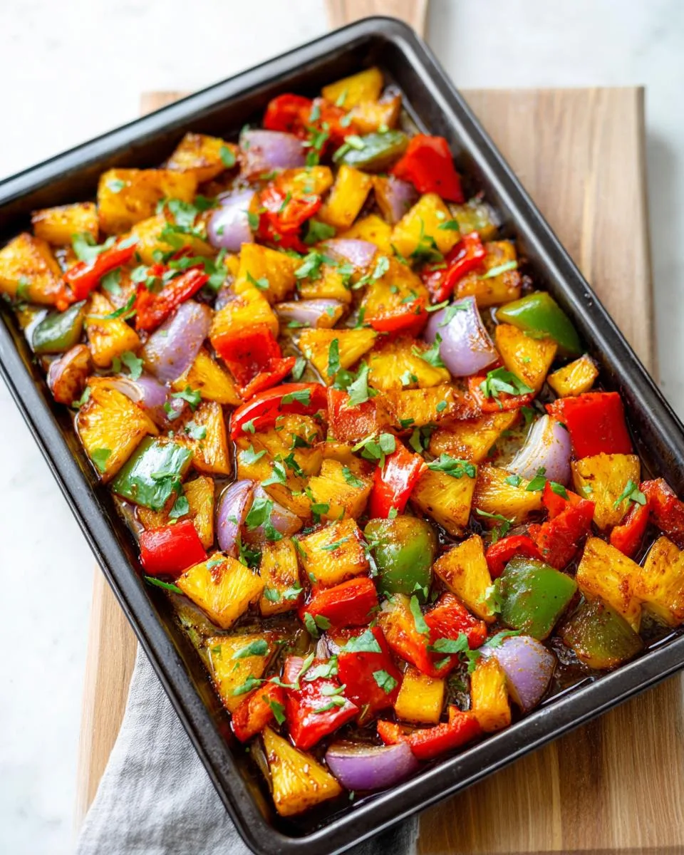 Hawaiian Chicken Sheet Pan: 40-Minute Weeknight Savior 3 Hawaiian Chicken Sheet Pan - detail 1