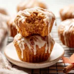 Healthy Pumpkin Muffins with Spiced Maple Glaze: 12 Easy 4 Healthy Pumpkin Muffins with Spiced Maple Glaze