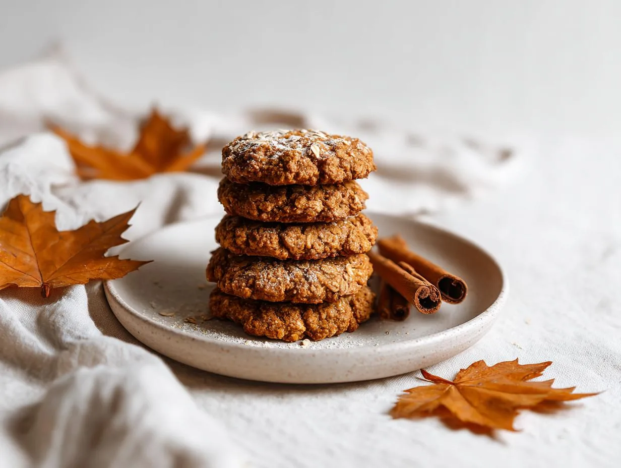 Healthy Pumpkin Oat Cookies
