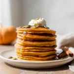 Healthy Pumpkin Protein Pancakes 22g Protein Fluffy 4 Healthy Pumpkin Protein Pancakes