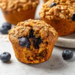 Healthy Whole Grain Pumpkin Blueberry Muffins 35-Min Best 4 Healthy Whole Grain Pumpkin Blueberry Muffins
