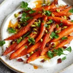 Honey Harissa Carrots With Whipped Feta