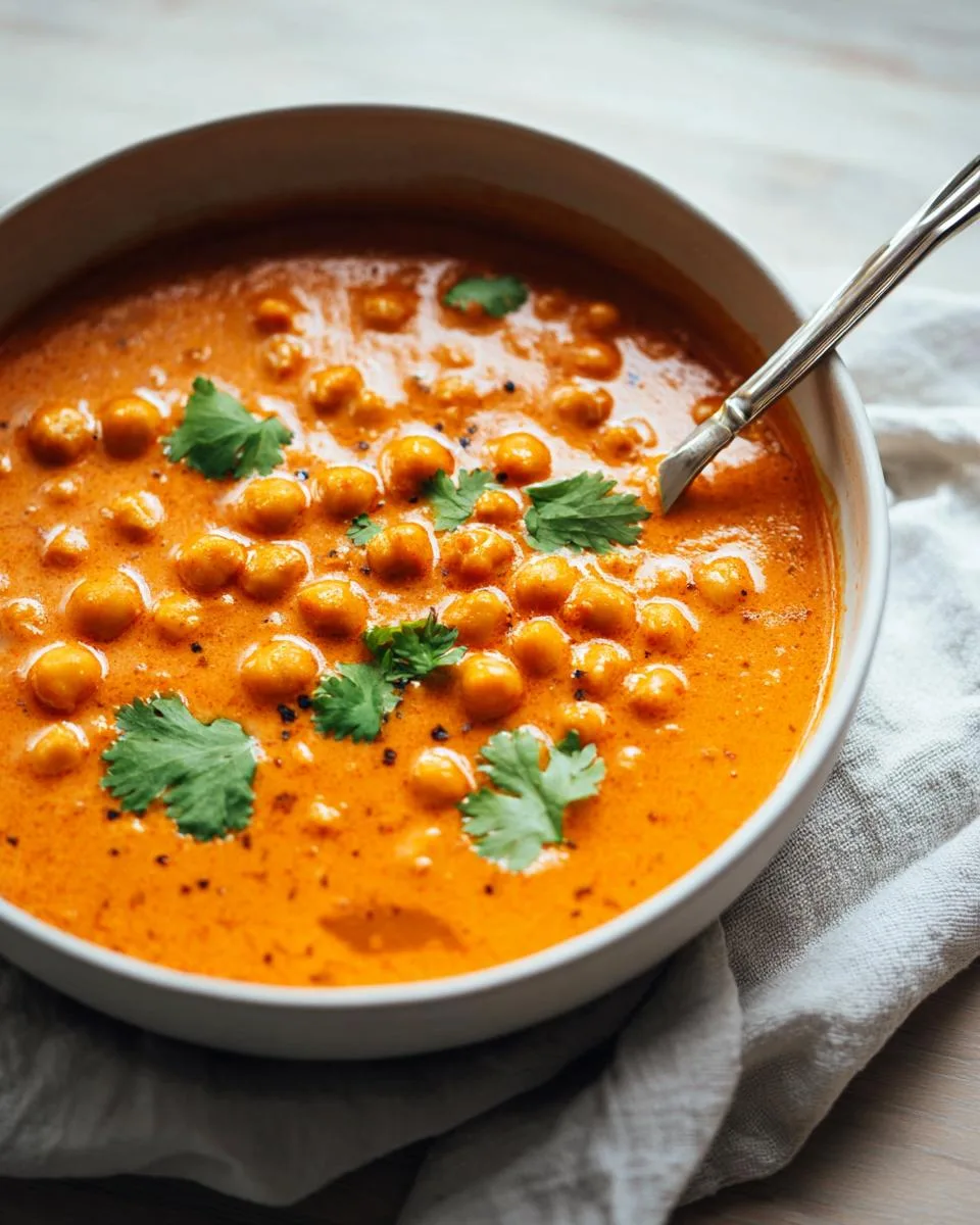 Indian Butter Chickpeas: 30 Min Creamy Vegan Dinner 3 Indian Butter Chickpeas - detail 1