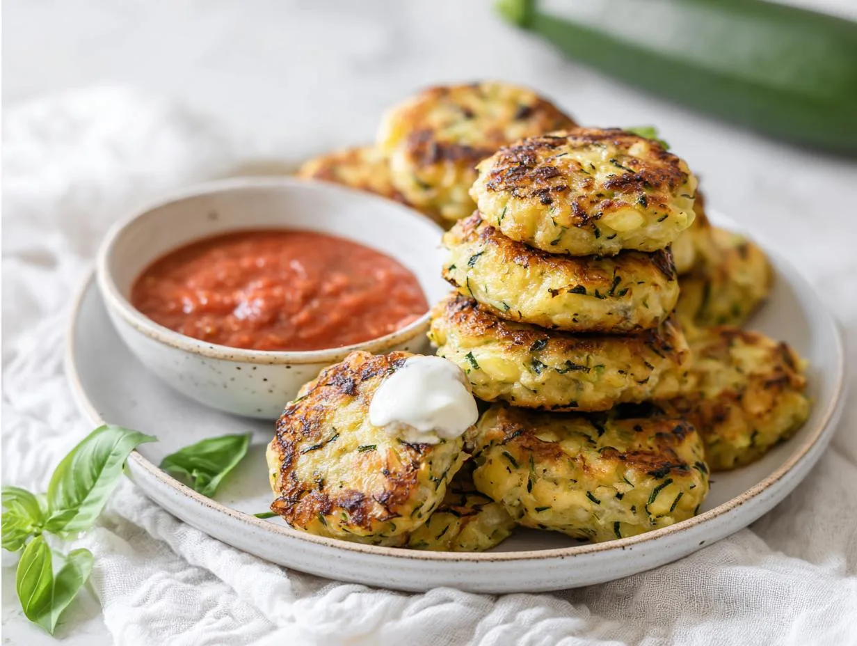 Recipe Kitchen Hub - Easy Slow Cooker Recipes 16 Italian-inspired Zucchini Garlic Bites