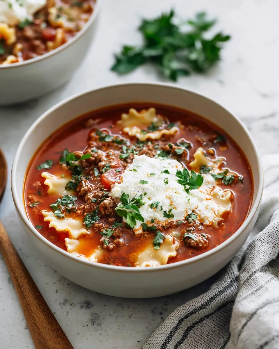 Lasagna Soup - detail 1