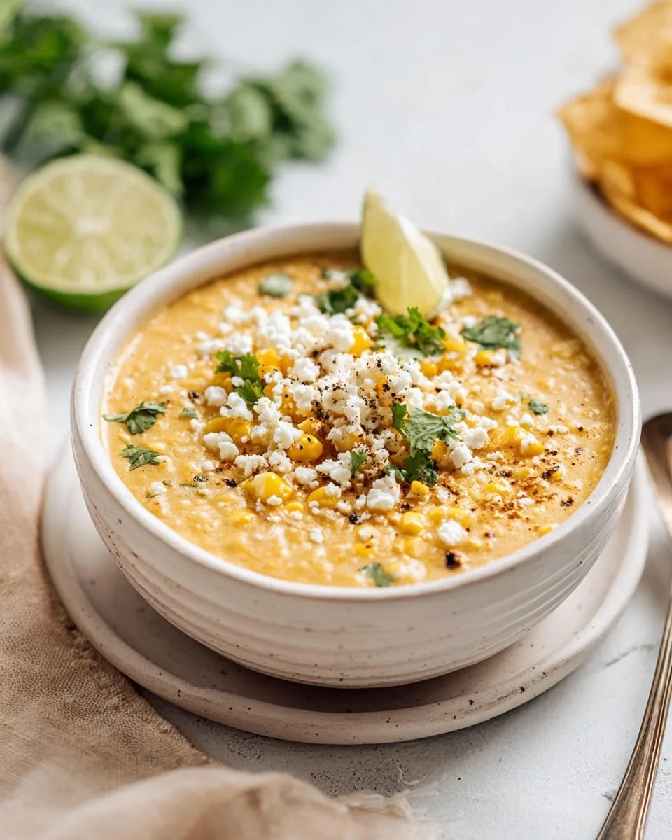 Mexican Street Corn Soup - detail 1