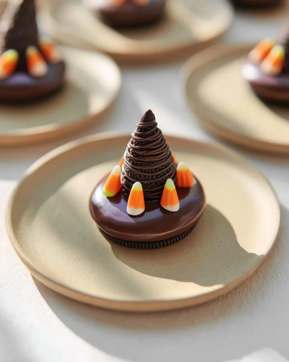 Oreo Witch Hat Cookies - detail 1