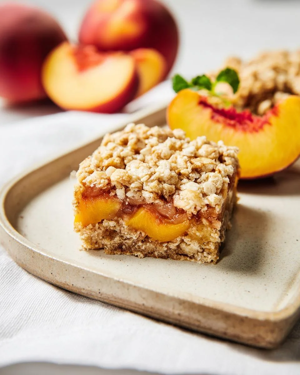 Irresistible Peach Crumb Bars for Summer Bliss 3 Peach Crumb Bars - detail 1