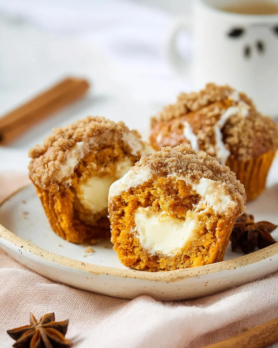 One Perfect Pumpkin Cheesecake Muffins Recipe 3 Pumpkin Cheesecake Muffins - detail 1
