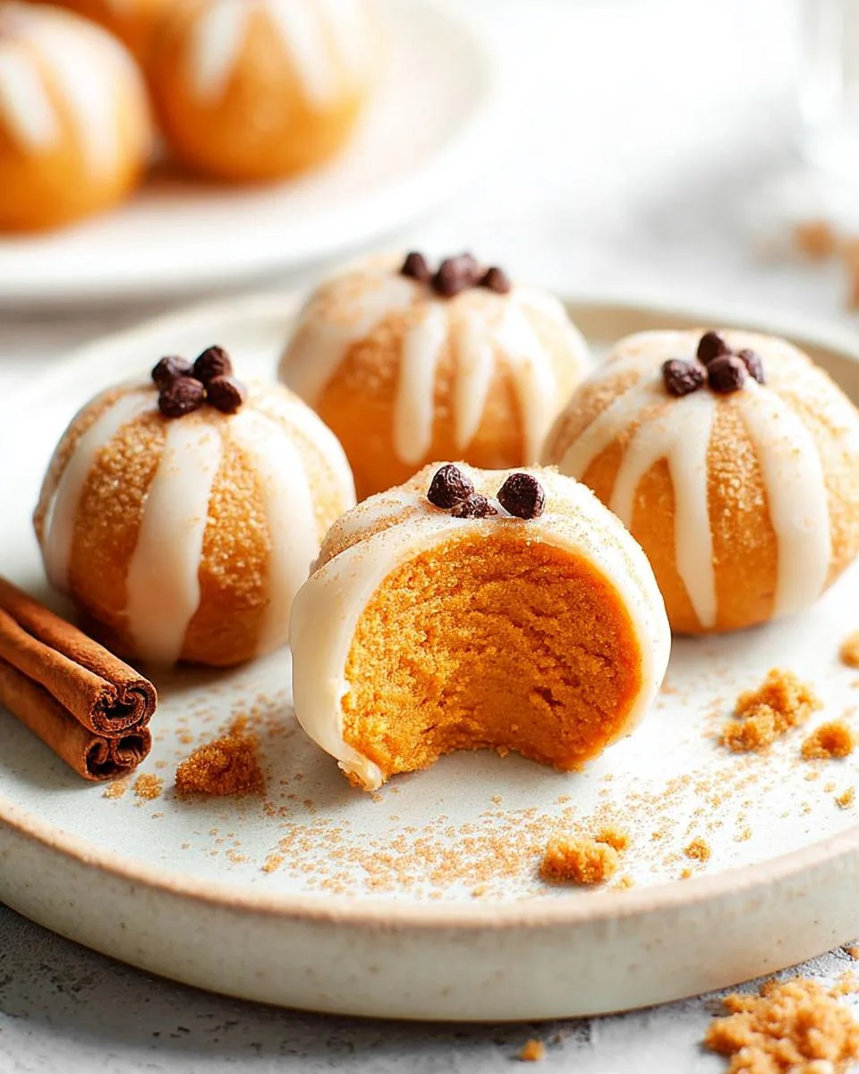 Pumpkin Cheesecake Truffles - detail 1