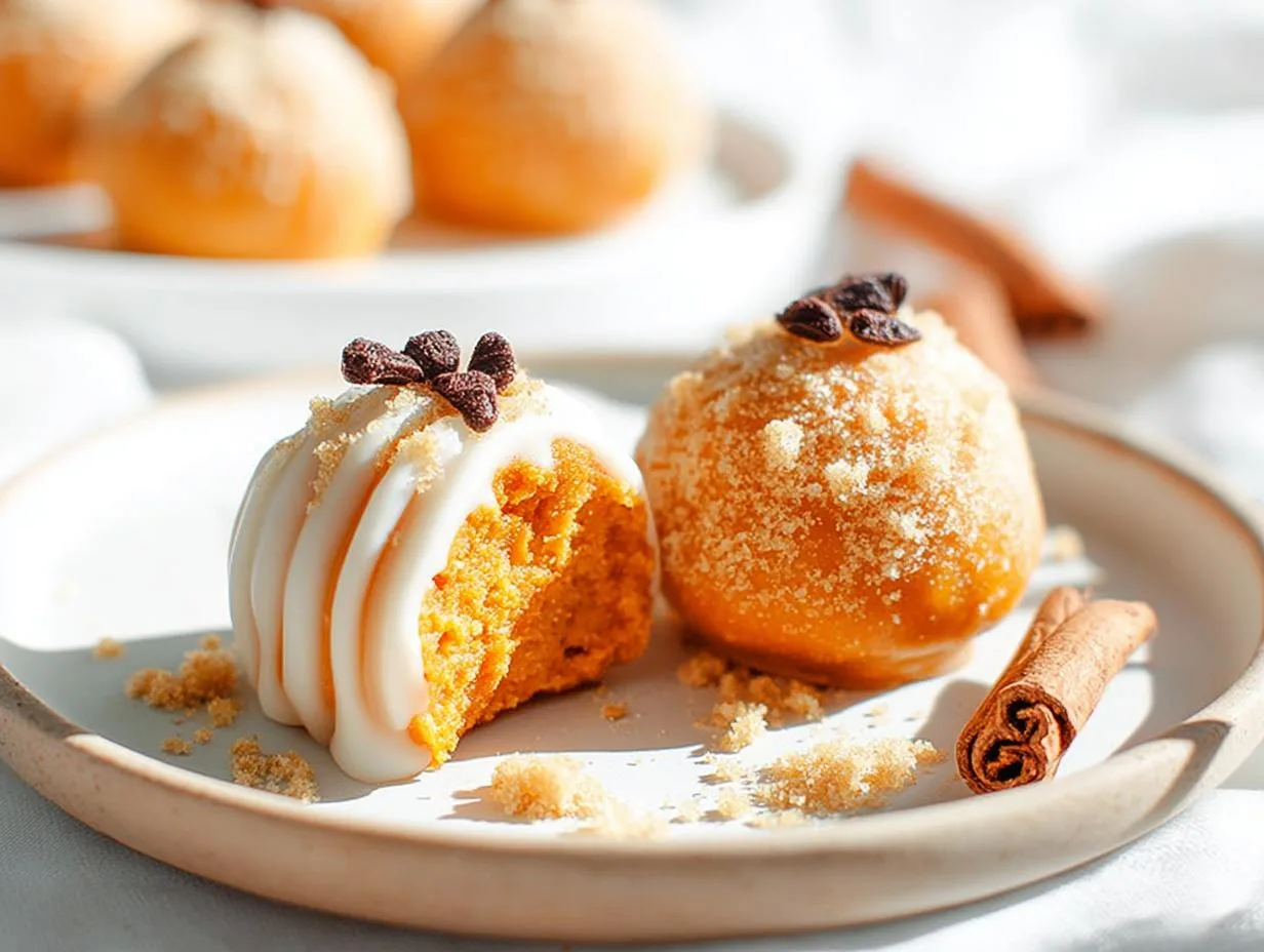 Recipe Kitchen Hub - Easy Slow Cooker Recipes 16 Pumpkin Cheesecake Truffles