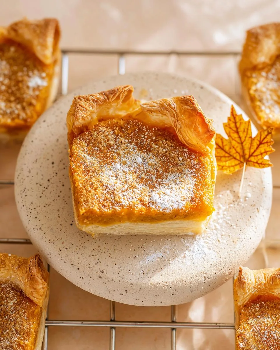 Pumpkin Cheesecake Upside-Down Puff Pastry: 15-Minute Magic 3 Pumpkin Cheesecake Upside-Down Puff Pastry - detail 1